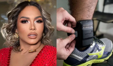 Influenciadora de Manaus paga caro para tirar tornozeleira de namorado, mas leva toco; veja vídeo