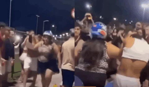 Mãe viraliza após retirar filho ‘pelos cabelos’ de adega em Manaus e revela o motivo