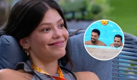 Homens do BBB 25 ficam chocados com calcinha de Vitória Strada; saiba o porquê