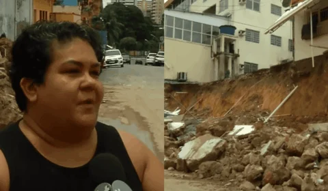 ‘Nossa história estava lá dentro’ diz moradora que vai perder casa após muro desabar em Manaus