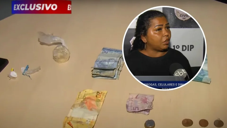 ‘Eu cheiro mesmo’, diz mulher presa com drogas no Centro de Manaus