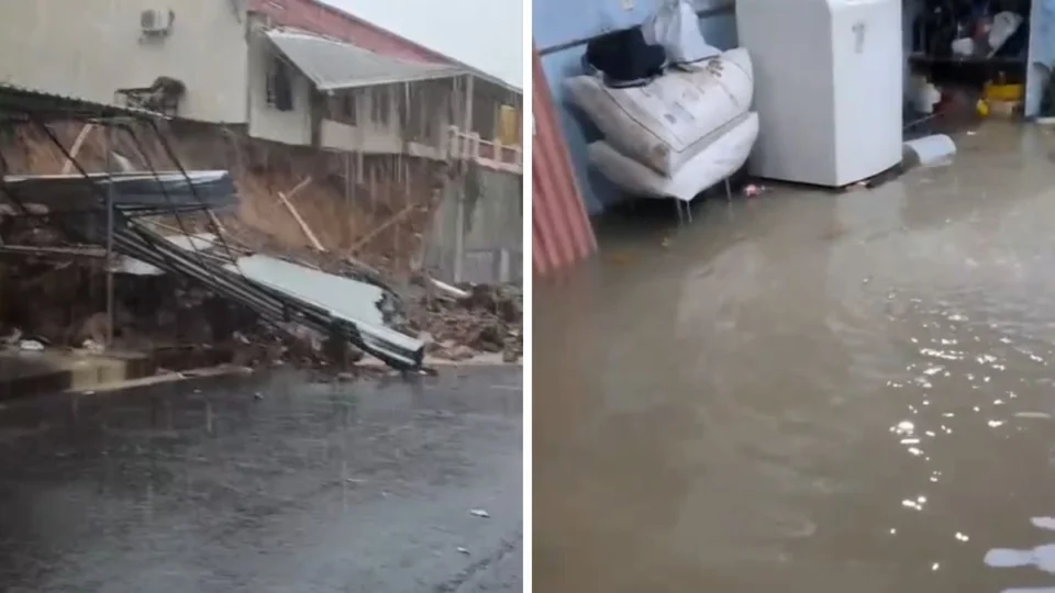 Temporal em Manaus: deslizamentos e alagações marcam terça-feira de Carnaval; veja vídeos