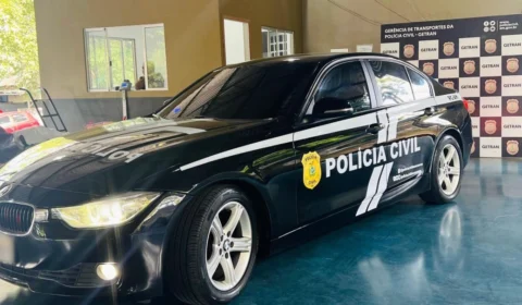 BMW de luxo apreendida do tráfico é transformada em viatura da polícia do Amazonas