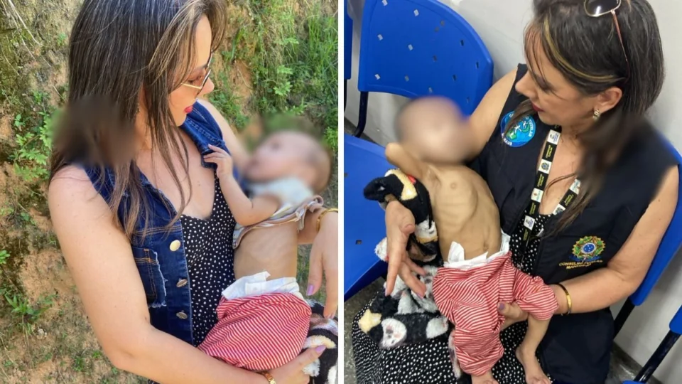 Bebê de 4 meses é resgatado desnutrido após denúncias de vizinhos em Manaus