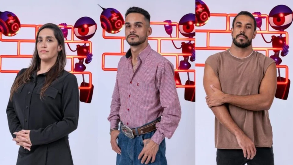 Enquete BBB 25: Quem deve sair entre Daniele Hypólito, João Pedro e Maike? Vote