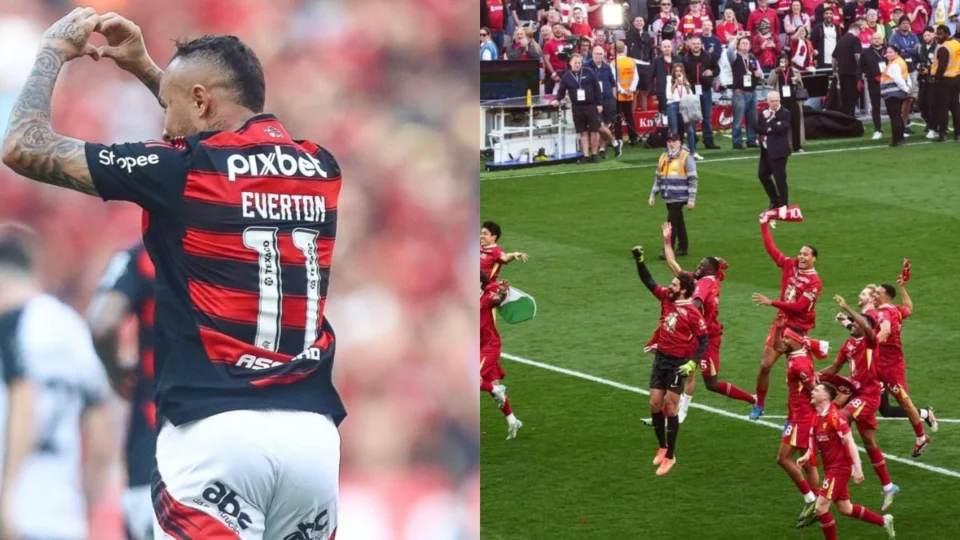 Goleadas: Flamengo impõe derrota ao Corinthians e Liverpool é campeão inglês