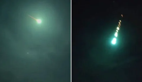 VÍDEO: Explosão de meteoro é vista no céu de Santa Catarina