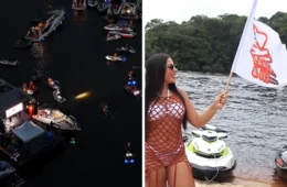 Festa flutuante no meio do rio: saiba quando e como participar da 2ª edição do Manaus Sunset
