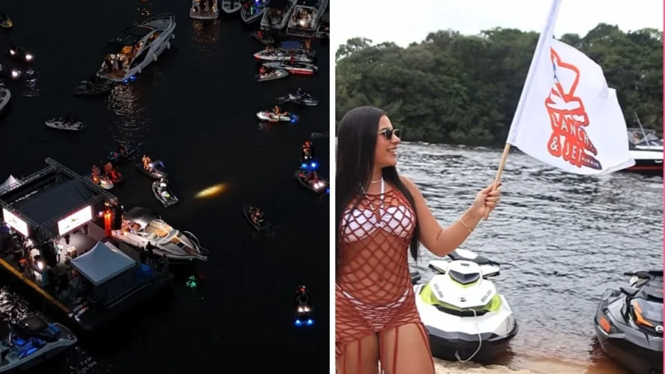 Festa flutuante no meio do rio: saiba quando e como participar da 2ª edição do Manaus Sunset