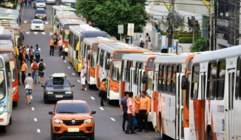 Greve de ônibus em Manaus: rodoviários confirmam paralisação de 50% da frota nesta terça-feira (15)