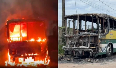 Onda de ataques em Porto Velho: setes suspeitos são presos por incendiar ônibus nos distritos da capital