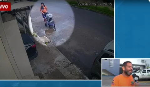 Bebê de 8 meses ficou 1h30 sozinho abandonado na rua em Manaus; conselheiro relata resgate