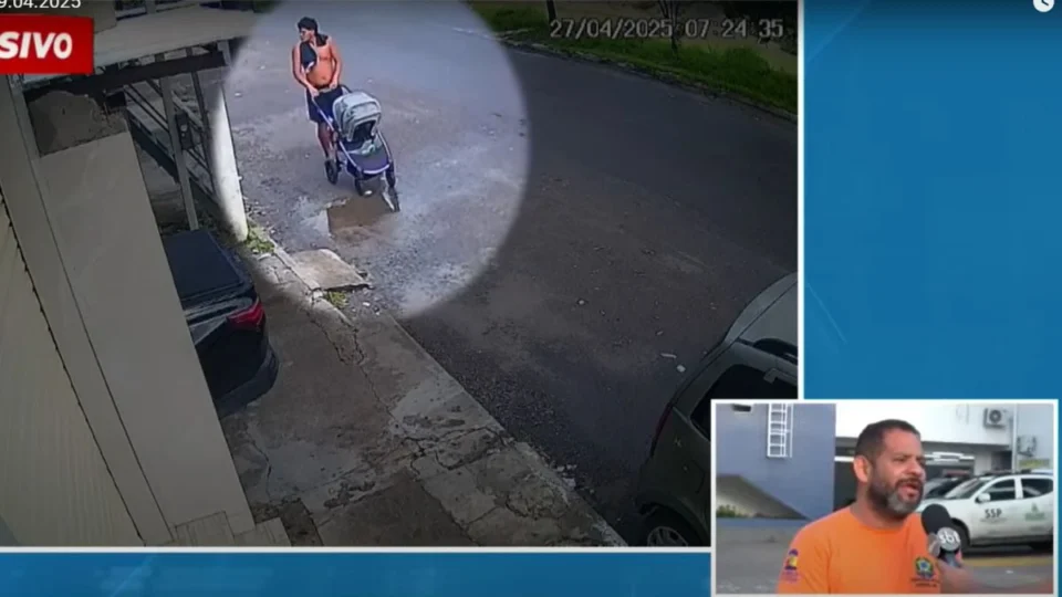 Bebê de 8 meses ficou 1h30 sozinho abandonado na rua em Manaus; conselheiro relata resgate