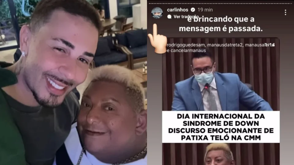 Carlinhos Maia posta vídeo inspirador de Patixa sobre a Síndrome de Down