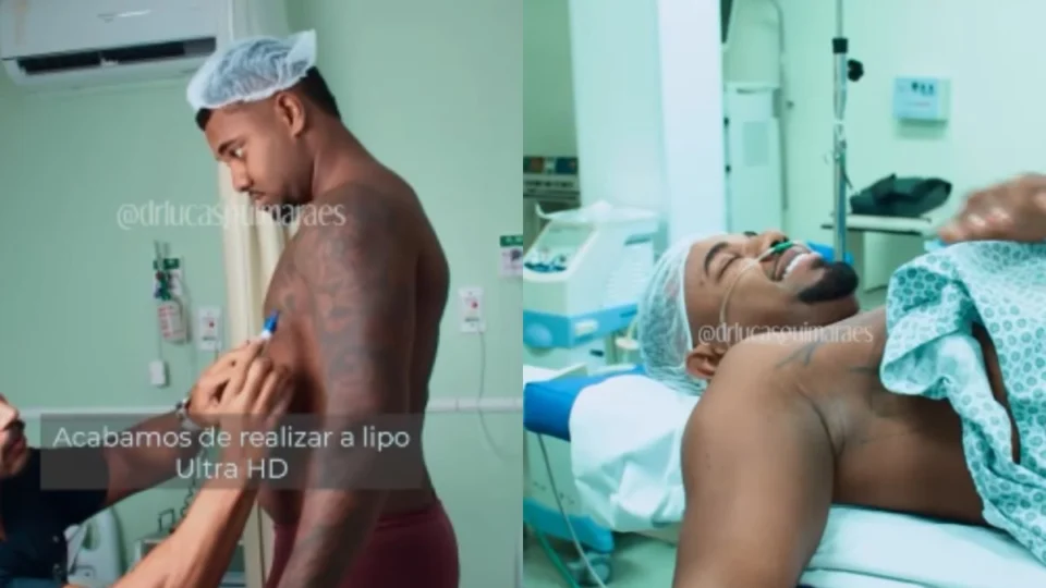 ‘O pai ta lipado’: Davi Brito revela resultado de cirurgia no abdômen; confira