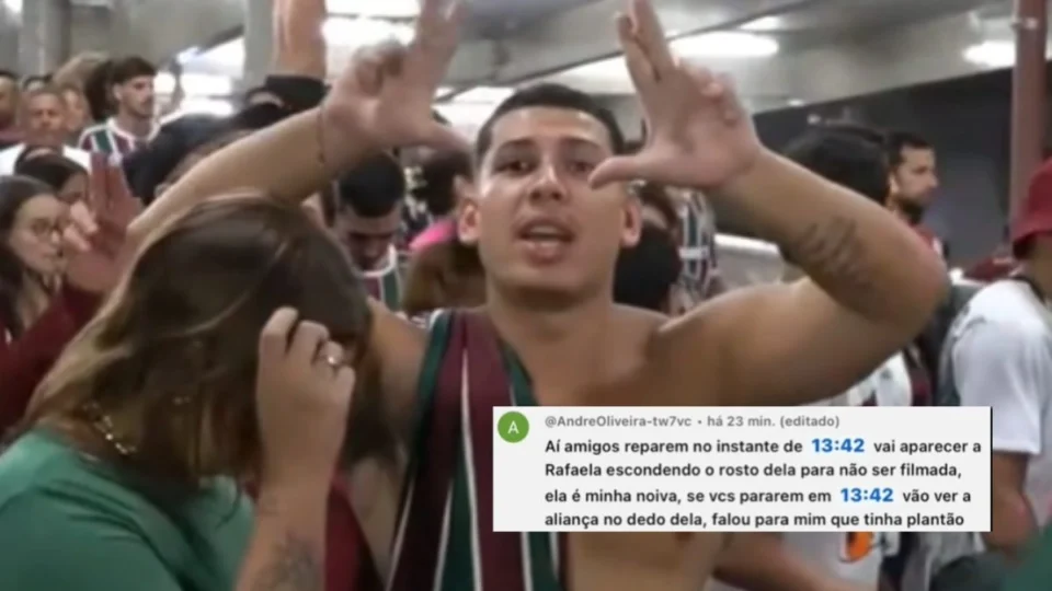 Homem apontado como amante em vídeo do Fluminense revela história real; saiba tudo