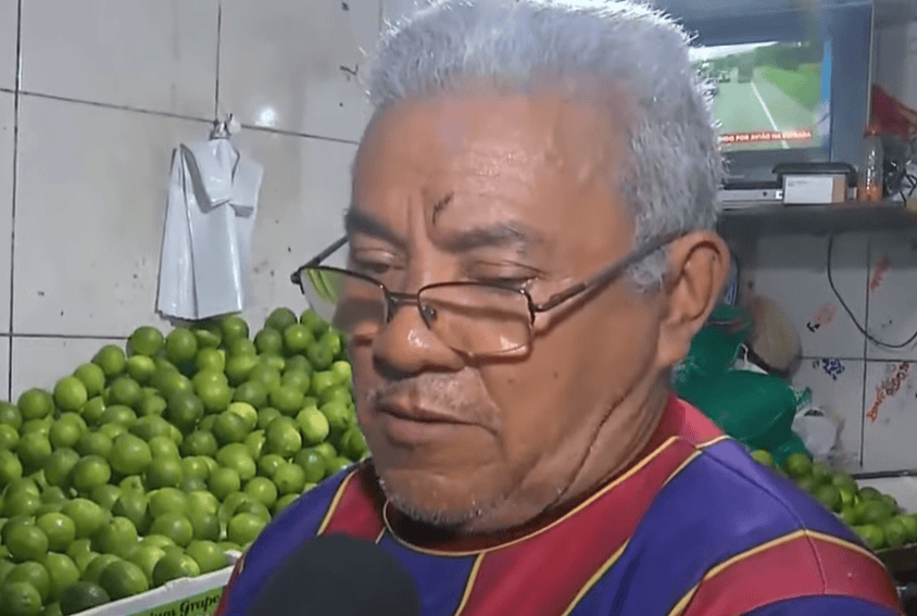 Idoso espancado na Feira da Manaus Moderna