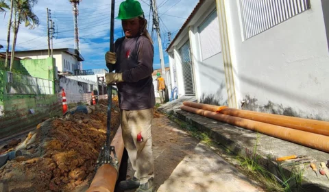 Japiim recebe novas obras de esgoto e mais de 9 mil moradores serão beneficiados em Manaus