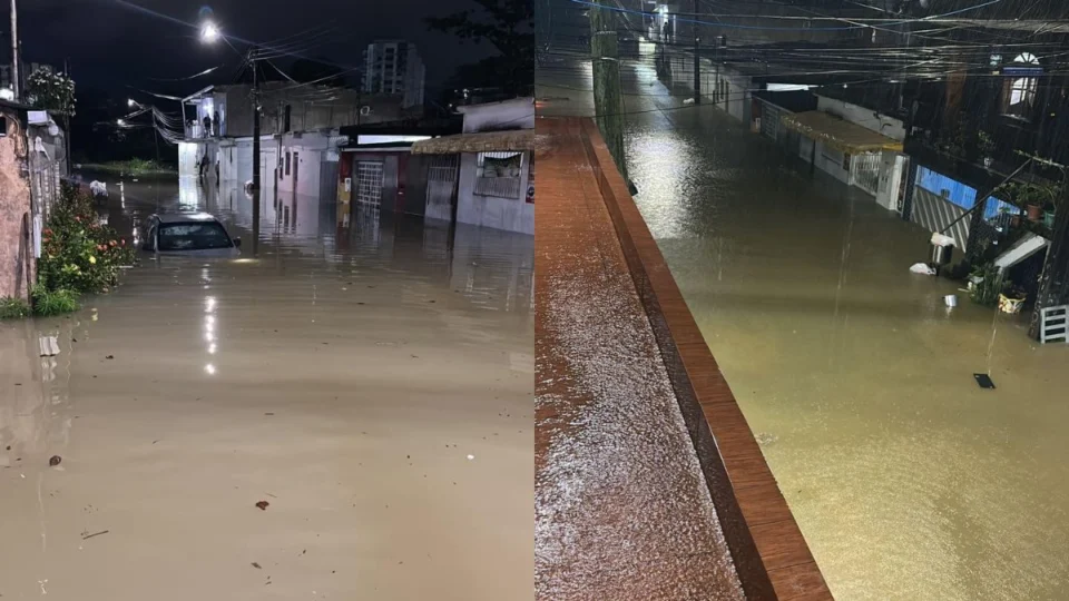 Manaus tem alagamentos, deslizamentos e desabamentos após forte chuva; veja zonas afetadas