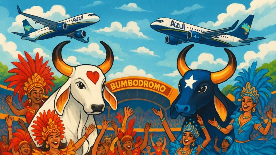 Vai para Parintins 2025? Azul amplia número de voos e promete operação histórica; veja impacto