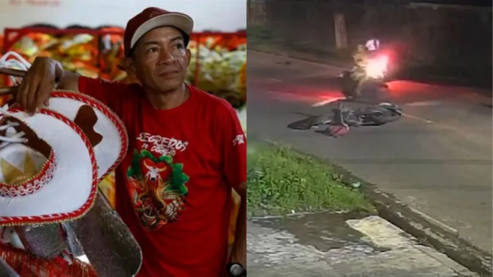 Câmeras registram acidente que matou artista do Boi Garantido em Parintins; veja vídeo