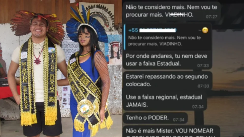 Coordenador do Miss Beleza Indígena de Roraima surta após bebedeira e xinga representantes; ouça os áudios