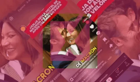 Post inventa encontro noturno entre Janja e Macron em Roma