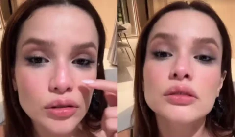 VÍDEO: Juliette se machuca ao bater rosto em porta de vidro e vai parar no hospital