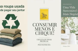 Menos lixo, mais estilo: e-books mostram como ser chique, sustentável e economizar