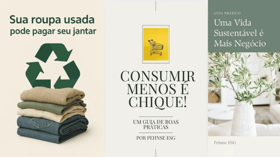 Menos lixo, mais estilo: e-books mostram como ser chique, sustentável e economizar
