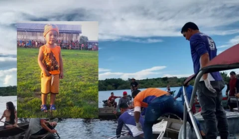 Criança de 3 anos morre afogada durante mudança de família no Amazonas