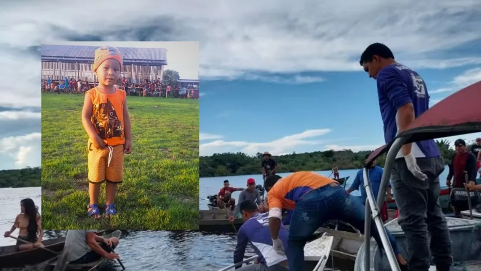 Criança de 3 anos morre afogada durante mudança de família no Amazonas