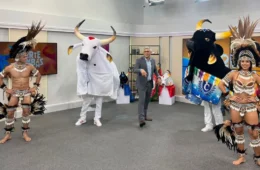 Bois Caprichoso e Garantido ‘invadem’ Povo na TV para divulgar Festival Norte Bumbás 2025