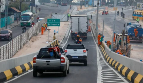 Viaduto Rei Pelé: interdição, acidentes e atrasos marcam obra de R$ 82,8 milhões em Manaus