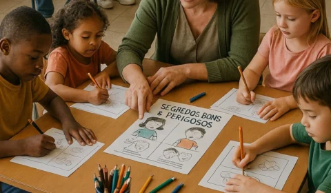 Atividades no ‘Maio Laranja’: Veja 10 ações para crianças, pais e professores