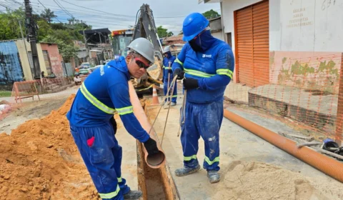 Cidade de Deus ganha rede de esgoto que vai beneficiar mais de 13 mil moradores em Manaus