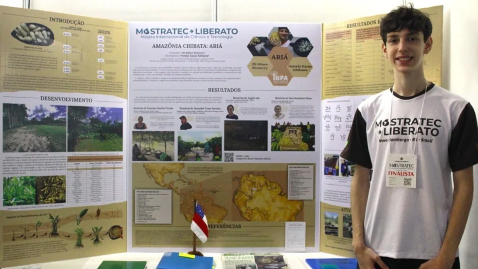 Estudante de Manaus representa o Brasil em maior feira de ciência do mundo com pesquisa amazônica