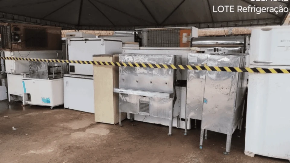 Acre realiza leilão eletrônico com lances a partir de R$ 10 para itens de informática e hospitalares