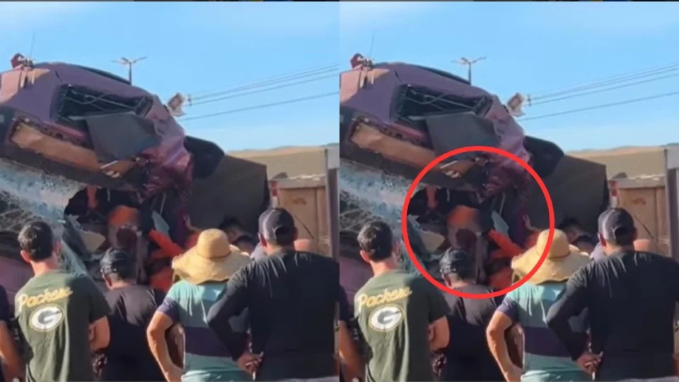 VÍDEO: motorista morre após colidir com duas carretas paradas na BR-364