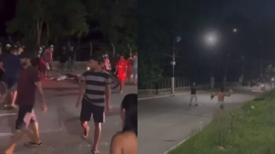 VÍDEO: sargento da Marinha é espancado por grupo após confusão em bar na zona Sul de Manaus