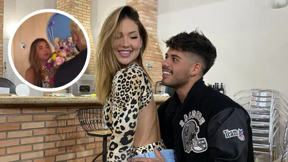 VÍDEO: reação da ‘felicidade’ de Virginia ao receber flores de Zé Felipe viraliza após término