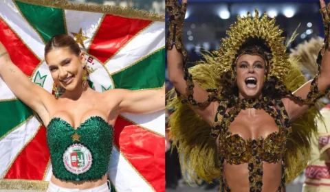 ‘Onça e tigrinho’: Virginia fala sobre comparações com Paolla Oliveira na Grande Rio