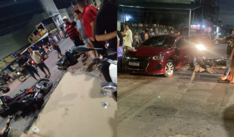 Sete acidentes em 24h: fim de semana termina com tragédia no trânsito de Manaus