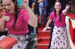 VÍDEO: jovem com paralisia volta a andar durante culto em igreja de Roraima e viraliza nas redes; assista