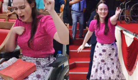 VÍDEO: jovem com paralisia volta a andar durante culto em igreja de Roraima e viraliza nas redes; assista