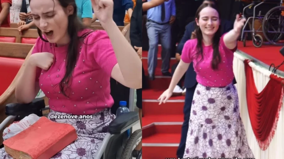 VÍDEO: jovem com paralisia volta a andar durante culto em igreja de Roraima e viraliza nas redes; assista