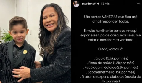 Murilo Huff nega acusações de não pagar pensão do filho e rebate mãe de Marília Mendonça: ‘são tantas mentiras’