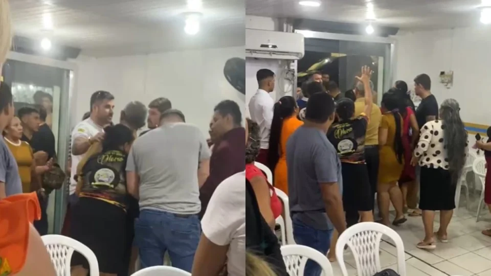 Pastor é preso dentro de igreja durante operação contra fraudes a professores em Manaus; veja vídeo