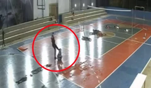 VÍDEO: policial chuta cabeça de aluno em abordagem dentro de escola pública de Roraima