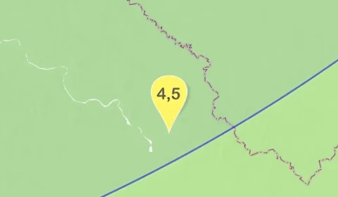 Tremor de terra de magnitude 4,5 é registrado no sul de Roraima e assusta moradores